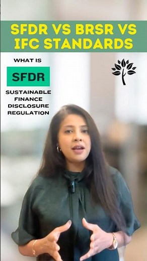 SFDR vs BRSR vs IFC PS Explained in 60 Seconds | ESG Frameworks Simplified