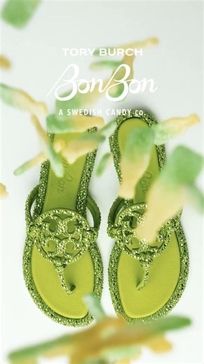 Introducing TORY BURCH x BONBON. Inspired by the colors and textures of the Swedish candymaker’s creations. Limited-edition. | TORY BURCH