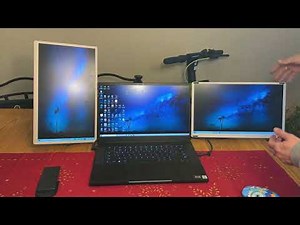 How to Use Cevaton Triple Laptop Screen Extender