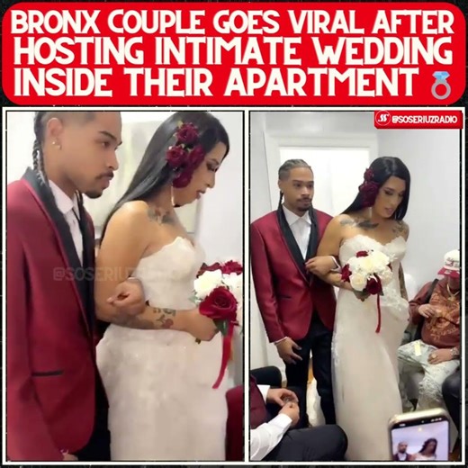 BRONX APARTMENT WEDDING GOES VIRAL AS COUPLE SKIPS EXPENSIVE VENUE!