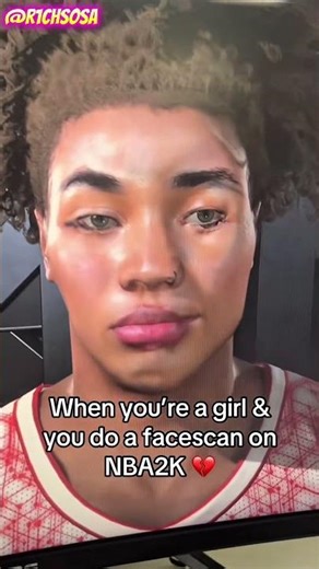 NBA 2K26 FACE SCAN JUST HUMBLED MY GIRL IN WAYS I DIDN’T THINK WERE POSSIBLE…😭💔