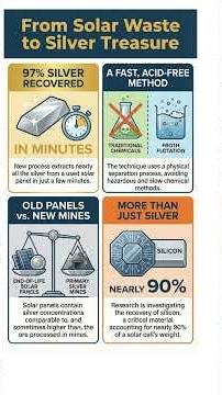 MINING "URBAN SILVER" FROM OLD SOLAR PANELS! ☀️🥈