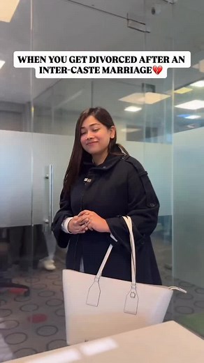 When you get divorced after an inter-caste marriage_ people suddenly assume they have the right to judge your character. Your boss mistakes your vulnerabili.... #shraddha_tripathi3 #shraddatripathi #relatable #comedy #funny