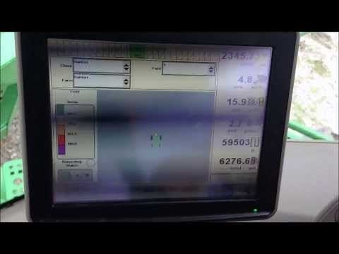Setting up Yield mapping and Legend