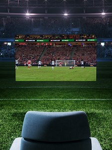 AI Soccer Mode Pro, AI Motion Enhancer Pro and Vision AI Companion make every game feel even more extraordinary, delivering Samsung's best soccer-viewing experience. Bring the game home with AI Soccer Mode Pro. #SamsungVisionAI #SamsungTV
