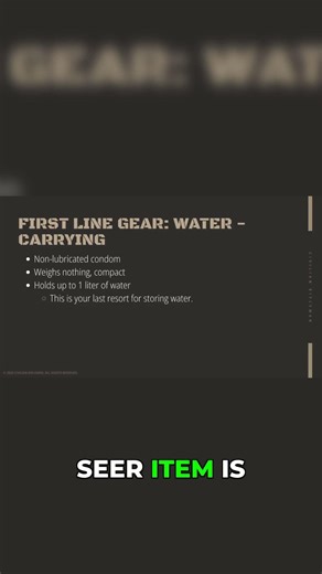Why Military SERE Operators Carry Condoms for Survival