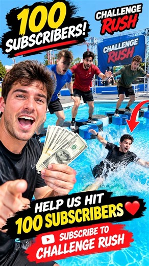 🔥 We Need 100 Subscribers… So We Did THIS! 😱 | Challenge Rush