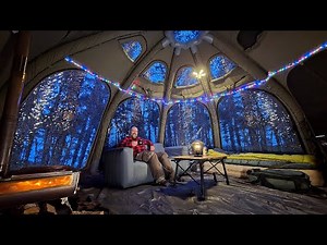 Rain Storm Vs Luxury Hot Tent - 2 Nights Glamping