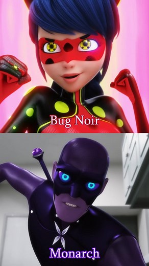 Bug Noir vs Monarch - Final Battle| #bugnoire #5season #miraculous #ladybug #animation #vs #catnoir #edit