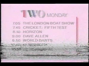 BBC Two Closedown (11th January 1987)