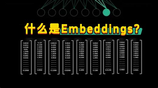 什么是Embeddings？？一个视频给你讲清楚！ -人工智能/机器学习/深度学习