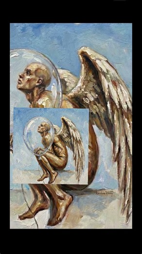 Broken💔 #art #oilpainting #fyp #shorts #lifeisbutadream ​⁠ ​⁠ ​⁠ ​⁠‪@YouTube‬ ‪@Shorts‬ ​⁠