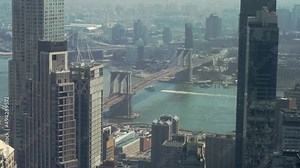 Distant Brooklyn Bridge 4K