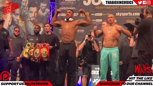 🚨Joshua 🆚 Usyk final face off 🇬🇧🇺🇦🥊
