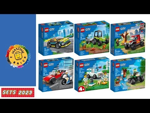LEGO CITY 2023 Speed Build & Stop Motion: 6 New Budget-Friendly Sets (6 nouveaux sets à petit prix)