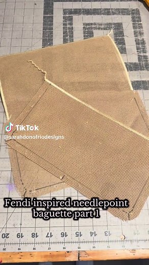 Fendi Inspired Needlepoint Baguette: A Creative Journey