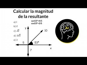 Video: Calcular el módulo de la resultante  Hazte miembro para curso completo de FÍSICA NUEVO EXANI por 