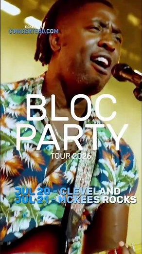 Bloc Party Live Again — North American Tour 2026 🎤