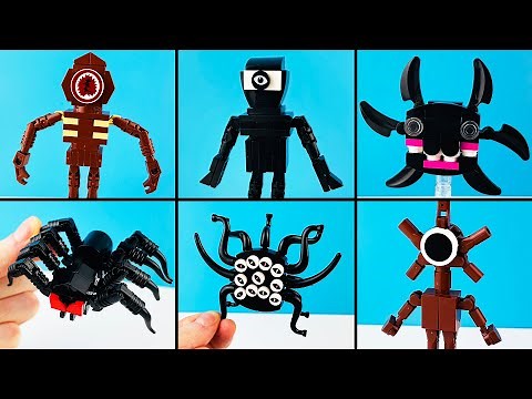 Roblox DOORS 👁️ LEGO figures: How to Build Figure, Timothy 🕷️ Seek, Eyes and Screech