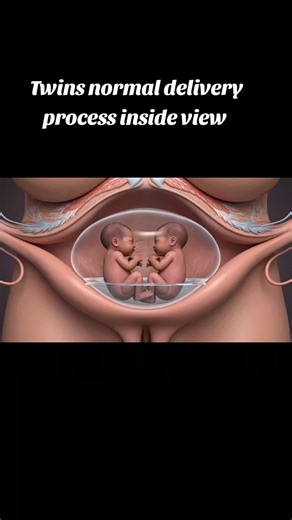 Inside View of Twins Normal Delivery Process
