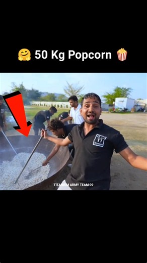 50 Kg Popcorn 🍿 Challenge 😋 #mrindiahacker #popcorn #food #challenge #shorts