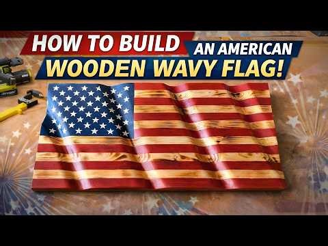 How to Build a 🇺🇸 WAVY AMERICAN FLAG (Full Step-by-Step)