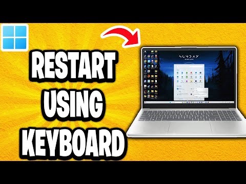 How To Restart Laptop Using Keyboard