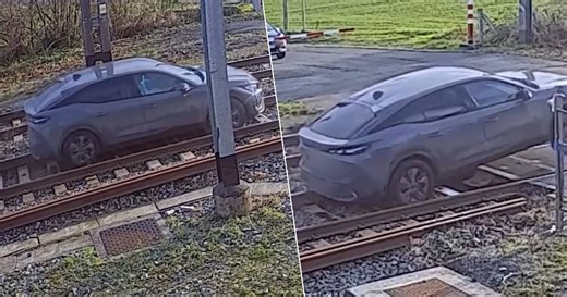 KIJK. Infrabel dient klacht in na levensgevaarlijk incident met auto op treinsporen: “Zoiets heb ik nog nooit gezien”