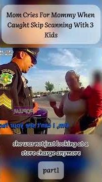 Mom Cries For Mommy When Caught Skip Scanning With 3 Kids
