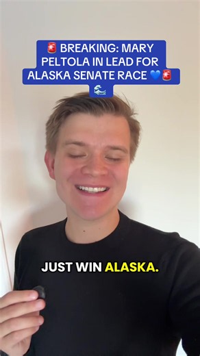 🚨 BREAKING: MARY PELTOLA IN LEAD FOR ALASKA SENATE RACE 💙🚨🌊 @Kalshi #alaska #peltola #marypeltola #anchorage #fairbanks