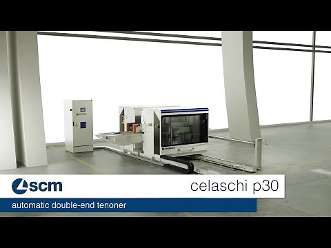 scm celaschi p30 - automatic double-end tenoner