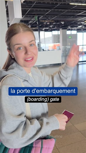 Essential French at the airport ✈️ 🇫🇷