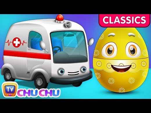 ChuChu TV Classics - Utility Vehicles for Kids - Part 1 | Surprise Eggs Nursery Rhymes - Videos For Kids