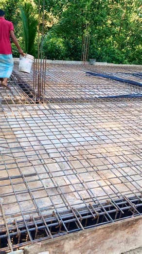 Slab Reinforcements Details #slabreinforcements #clientreview #construction #project #civil #roofbeam #slabs #design #rooftop | Rhythm Architecture