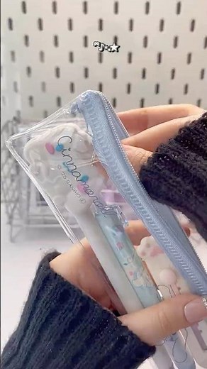 POV: Packing My Cinnamoroll Pencil Case 🩵 #サンリオ #sanrio #cinnamoroll #blue #kawaii #unboxing #cute