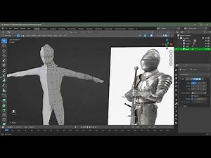How to model Low-Poly 3D Knight