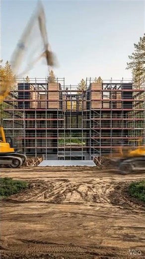 Watch This Luxury Modular House Build Itself in 30 Seconds