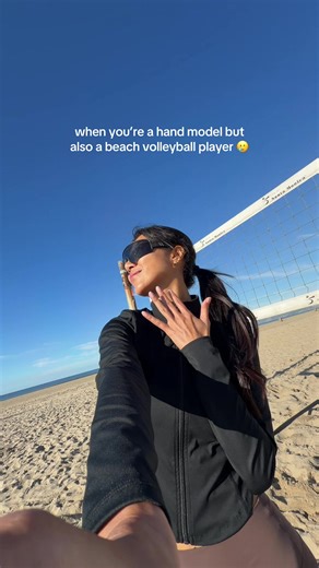 Hand Model Meets Beach Volleyball Skills