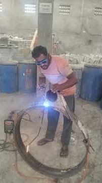 vibrating send Screening machine side ring border welding work🛠👨‍🔧👨‍🏭