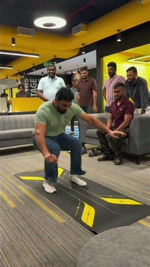 Kneeling Jump Challenge at Boldfit | CCTV