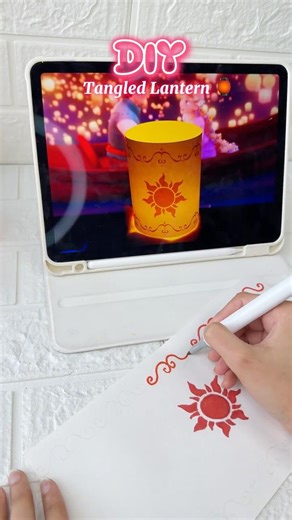 DIY Tangled Lantern! ☀️✨ | Bring the Magic Home