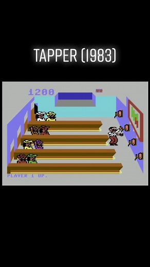 Classic Arcade Game Tapper (1983) - Retro Gaming Memories