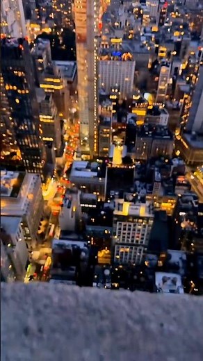 Manhattan Sunset from Above 🌇 | Stunning NYC Skyline 4K #Shorts#travel #nyc #tending