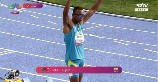 Animesh Kujur breaks 200m national record at Asian Athletics Championships 2025 | Watch highlights