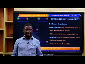 IP INFO Computer Science lower sixth Lesson 30 Introducing The CPU