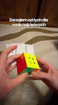 Jak ułożyć kostkę rubika 3x3?