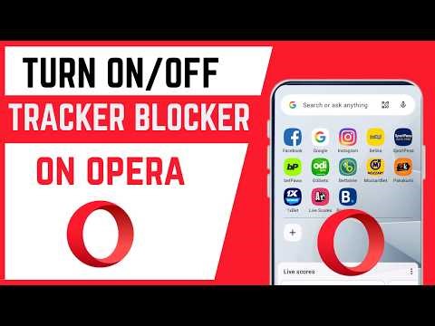 How To Turn On/Off Tracker Blocker On Opera Browser App