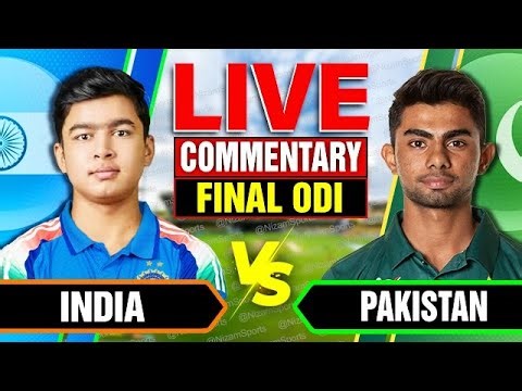 🔴Live: India vs Pakistan | ODI Final | Live Cricket Score & Commentary