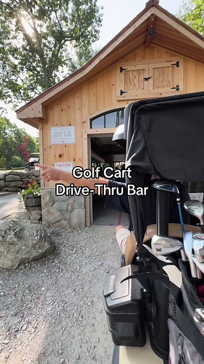 Ultimate Golf Cart Drive-Thru Bar Experience