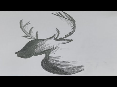 How to draw Easy Deer Head